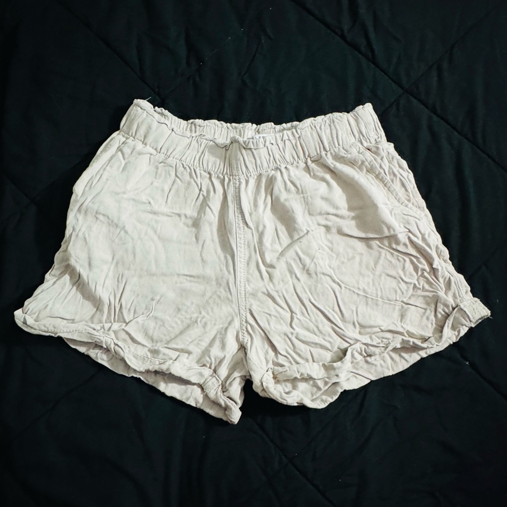 Celebrity Pink Women's Cream Athletic Shorts